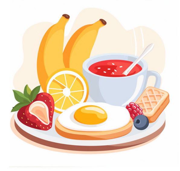 รูปประกอบบทความ เรื่อง ปัจจัยที่ส่งผลต่อพฤติกรรมการบริโภคอาหารเช้า ของนักเรียนระดับประกาศนียบัตรวิชาชีพ วิทยาลัยอาชีวศึกษาเสาวภา